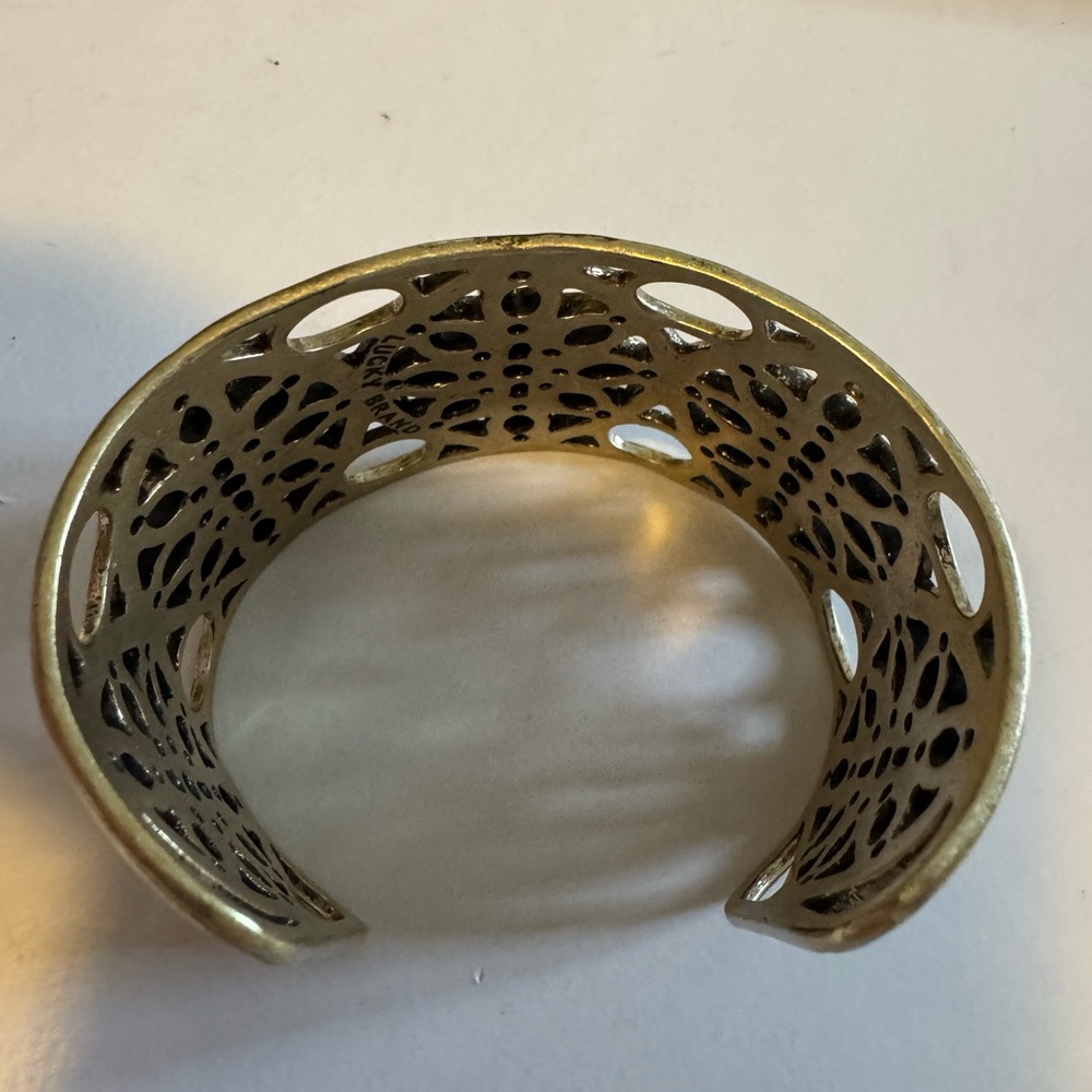 LUCKY BRAND Intricate brass Cuff Bracelet - Picture 2 of 3